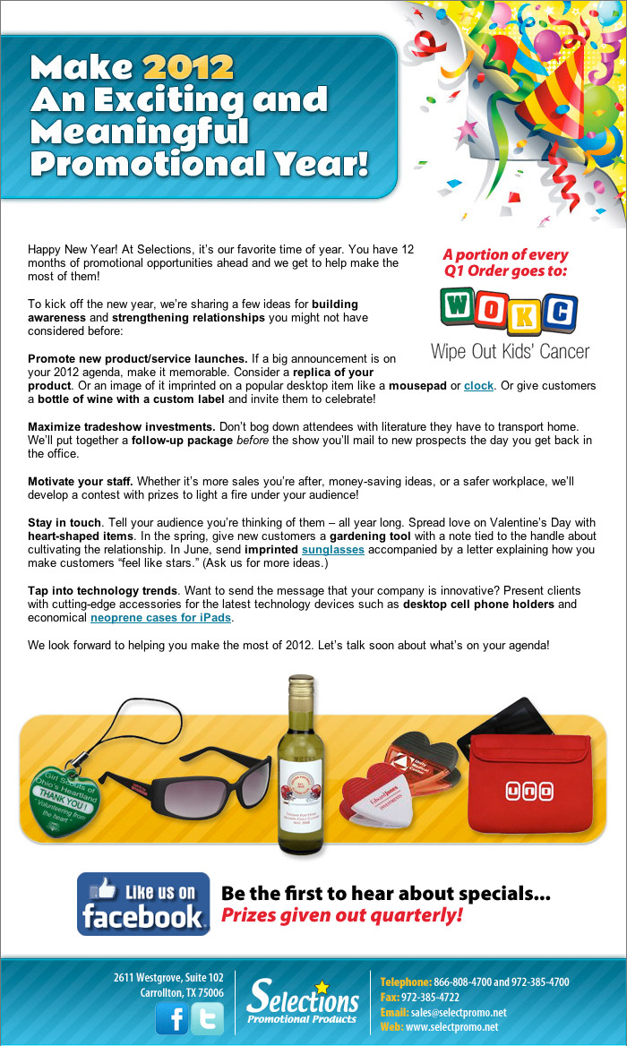  Selections Promotional Products 